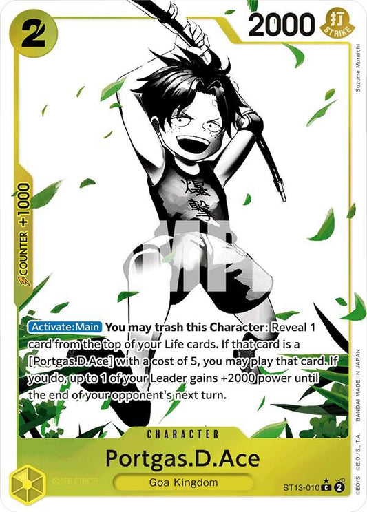 Ultra Deck: The Three Brothers - Portgas.D.Ace (Parallel) (ST-13)