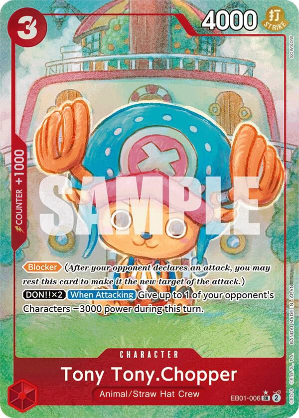 Extra Booster: Memorial Collection - Tony Tony.Chopper (Alternate Art) (EB-01)