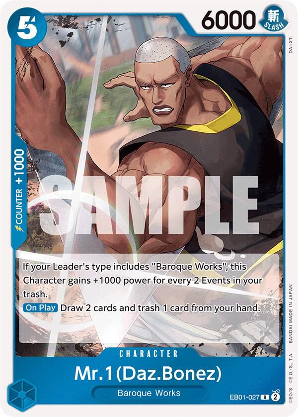 Extra Booster: Memorial Collection - Mr. 1 (Daz.Bonez) (EB-01)