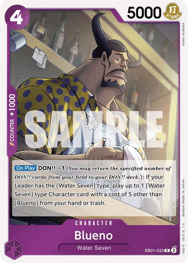 Extra Booster: Memorial Collection - Blueno (033) (EB-01)