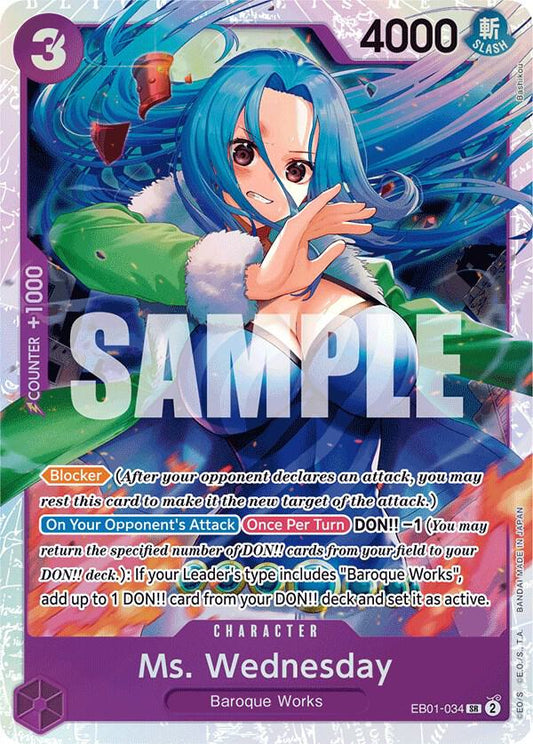 Extra Booster: Memorial Collection - Ms. Wednesday (EB-01)