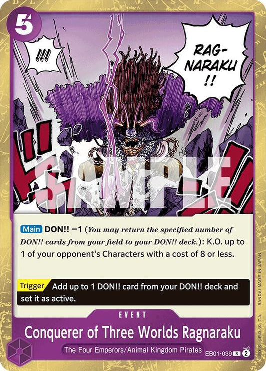 Extra Booster: Memorial Collection - Conquerer of Three Worlds Ragnaraku (EB-01)
