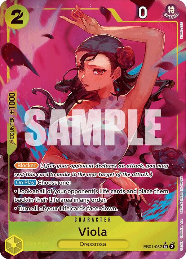 Extra Booster: Memorial Collection - Viola (Alternate Art) (EB-01)