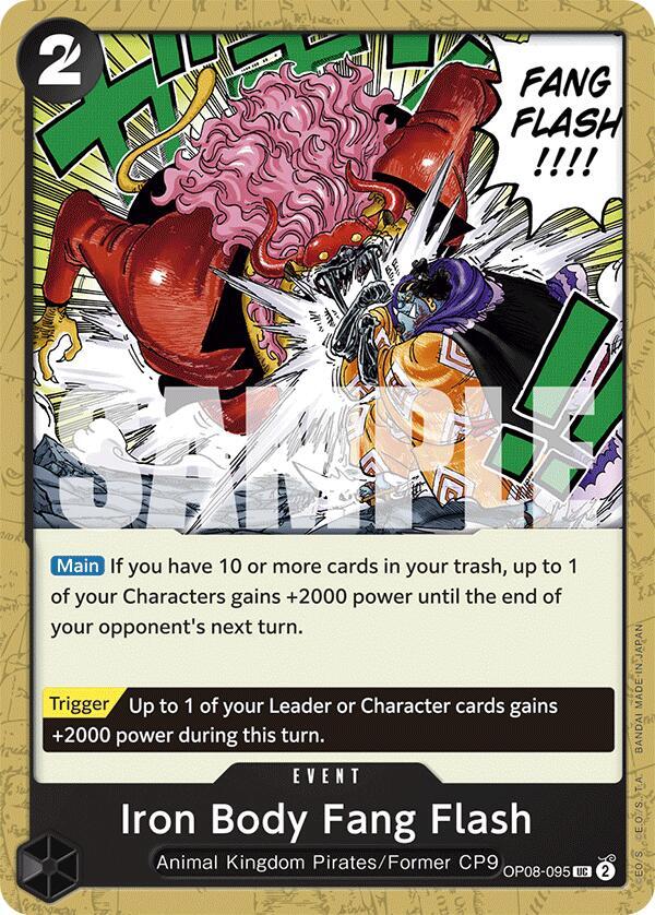 Two Legends - Iron Body Fang Flash (OP-8) OP08-095
