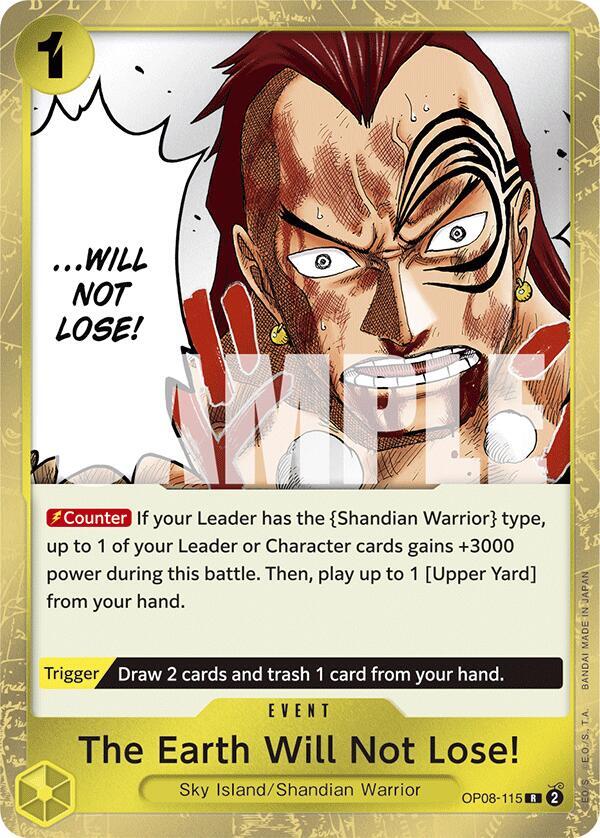 Two Legends - The Earth Will Not Lose! (OP-08)