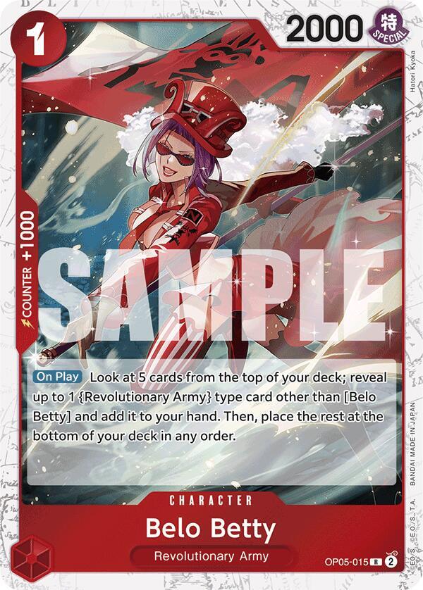 Premium Booster -The Best - Belo Betty (Jolly Roger Foil) (PRB-01)