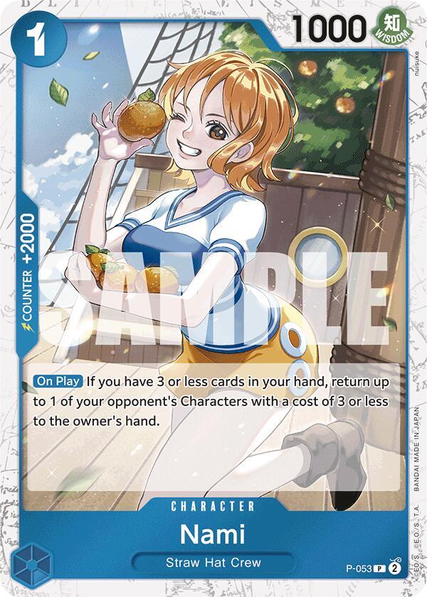 Premium Booster -The Best - Nami (P-053) (Jolly Roger Foil) (PRB-01)
