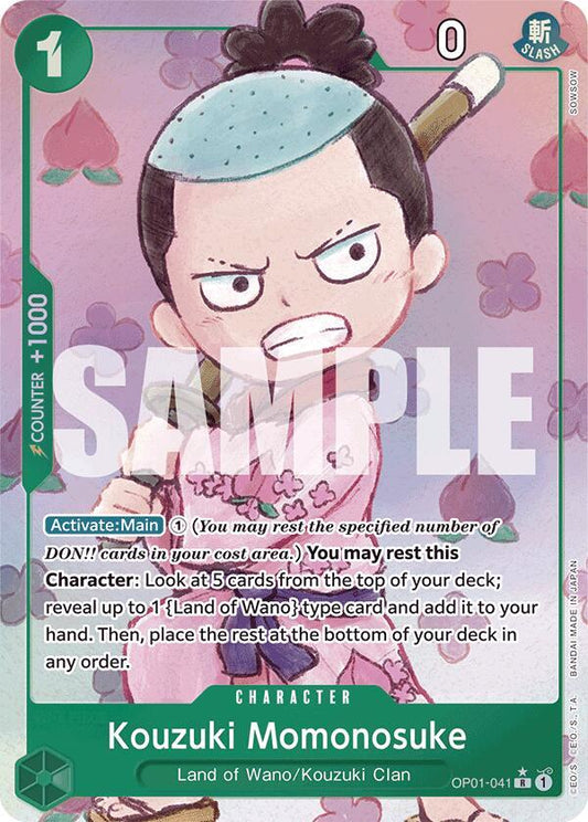 Premium Booster -The Best - Kouzuki Momonosuke (Alternate Art) (PRB-01)