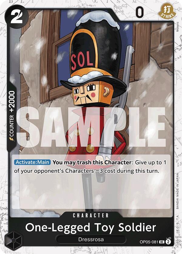 Premium Booster -The Best - One-Legged Toy Soldier (Jolly Roger Foil) (PRB-01)