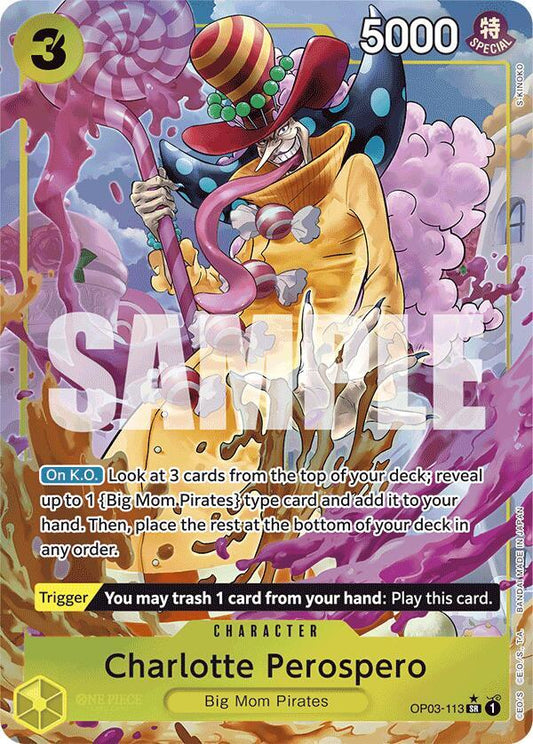 Premium Booster -The Best - Charlotte Perospero (Alternate Art) (PRB-01)