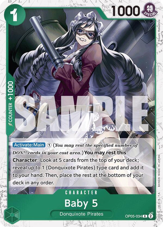 Premium Booster -The Best - Baby 5 (OP05-034) (Jolly Roger Foil) (PRB-01)
