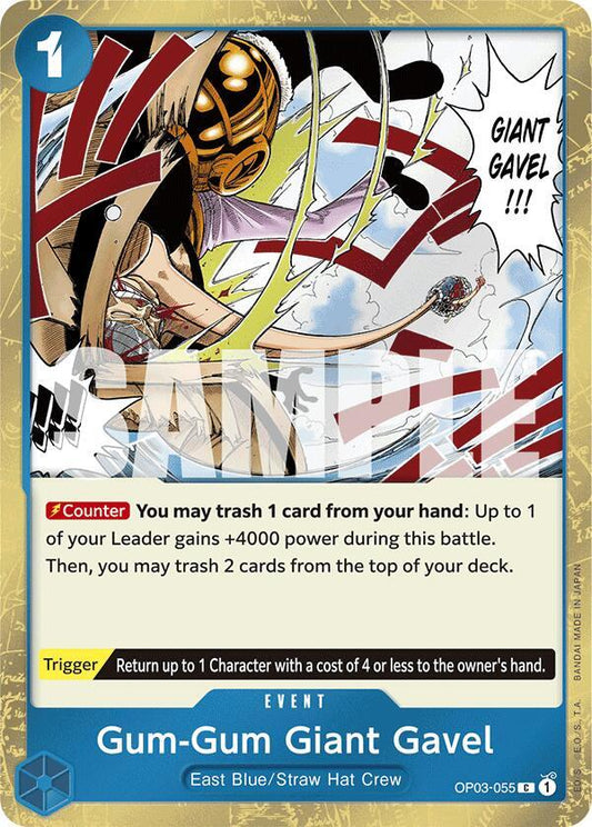 Premium Booster -The Best - Gum-Gum Giant Gavel (Jolly Roger Foil) (PRB-01)