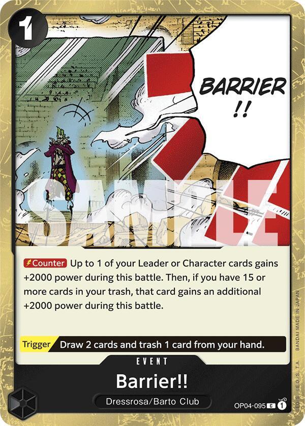 Premium Booster -The Best - Barrier!! (Jolly Roger Foil) (PRB-01)