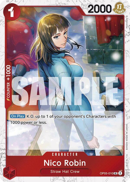 Premium Booster -The Best - Nico Robin (Jolly Roger Foil) (PRB-01)