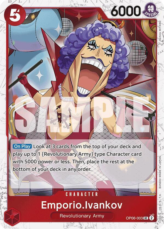 Premium Booster -The Best - Emporio.Ivankov (Jolly Roger Foil) (PRB-01) OP06-003