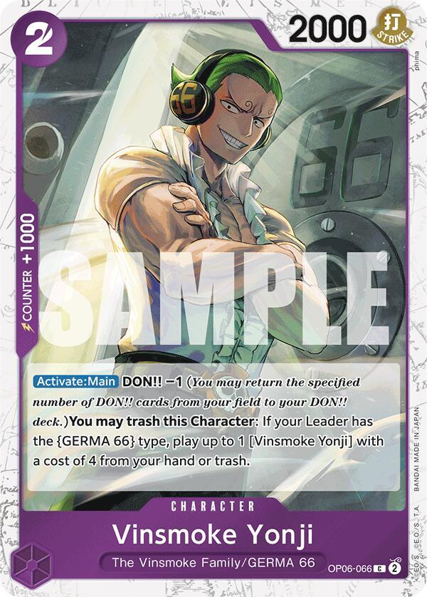Premium Booster -The Best - Vinsmoke Yonji (OP06-066) (Jolly Roger Foil) (PRB-01)