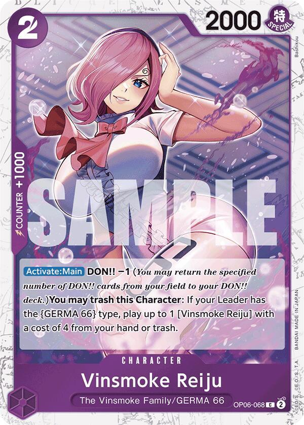 Premium Booster -The Best - Vinsmoke Reiju (OP06-068) (Jolly Roger Foil) (PRB-01)