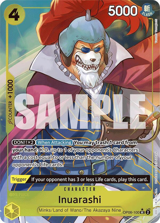 Premium Booster -The Best - Inuarashi (Full Art) (PRB-01)