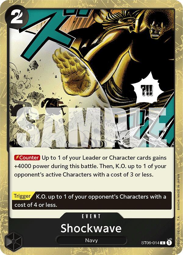 Premium Booster -The Best - Shockwave (Jolly Roger Foil) (PRB-01)