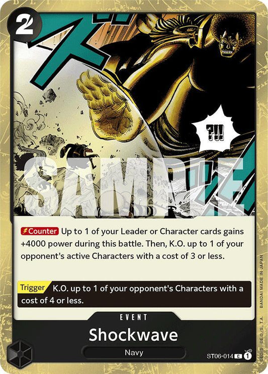 Premium Booster -The Best - Shockwave (Jolly Roger Foil) (PRB-01)