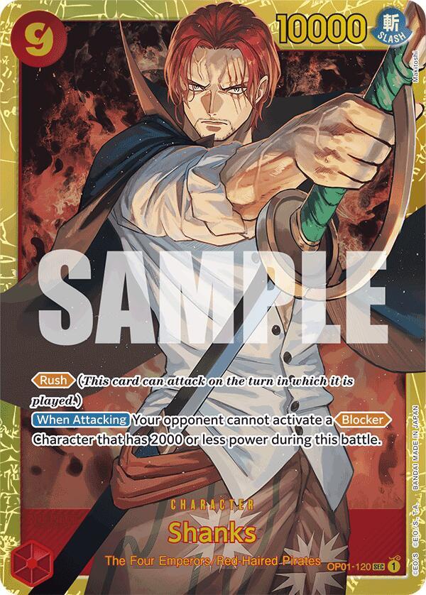 Premium Booster -The Best - Shanks (OP01-120) (Reprint) (PRB-01)