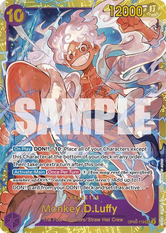 Premium Booster -The Best - Monkey.D.Luffy (OP05-119) (Reprint) (PRB-01)