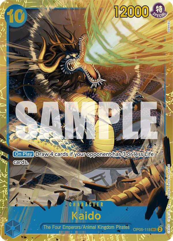 Premium Booster -The Best - Kaido (OP05-118) (Reprint) (PRB-01)