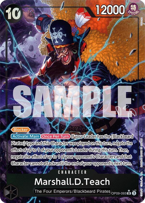 Emperors in the New World - Marshall.D.Teach (Alternate Art) (OP-09)