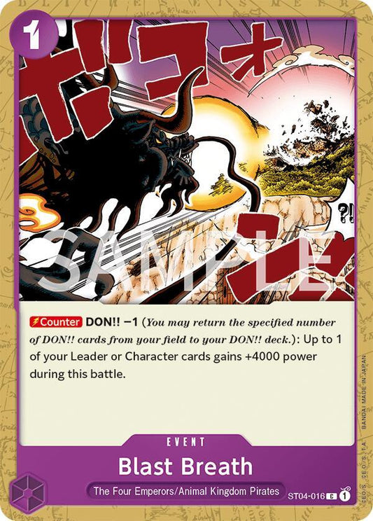 Blast Breath - Starter Deck 4: Animal Kingdom Pirates (ST-04)