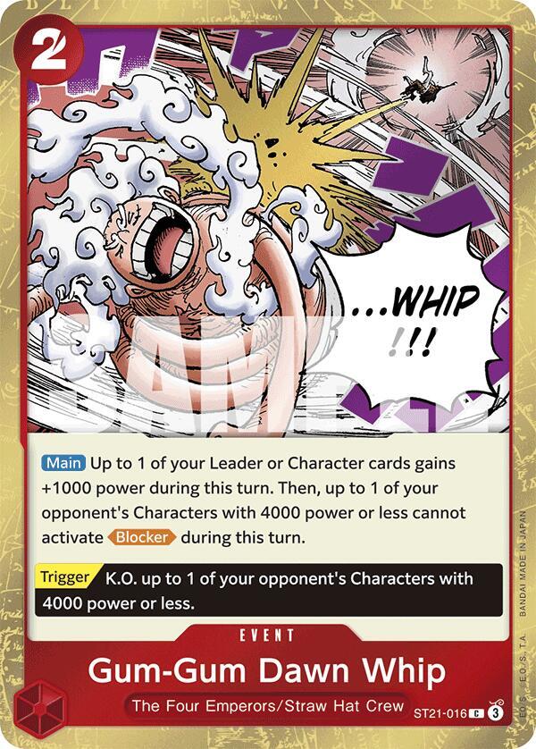 Gum-Gum Dawn Whip - Starter Deck EX: Gear 5 (ST21)