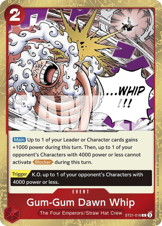 Gum-Gum Dawn Whip - Starter Deck EX: Gear 5 (ST21)