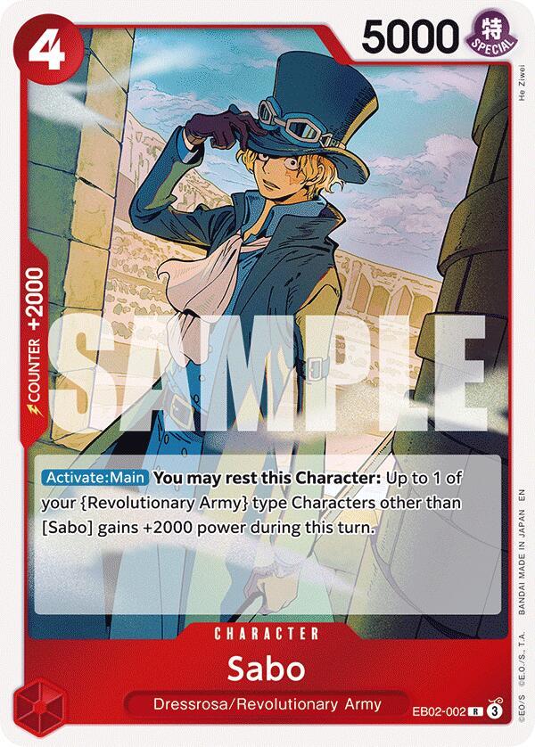 Extra Booster: Anime 25th Collection - Sabo (EB-02) EB02-002