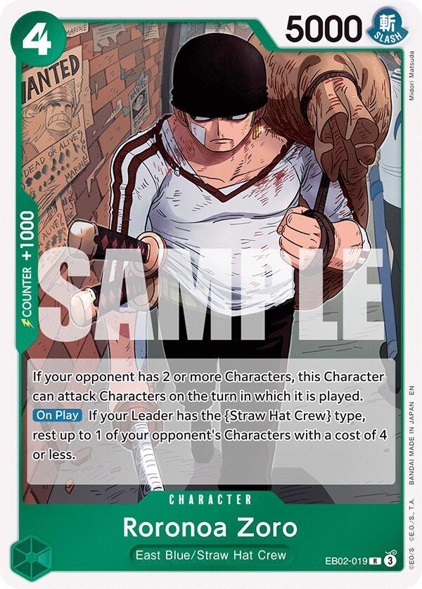 Extra Booster: Anime 25th Collection - Roronoa Zoro (EB-02) EB02-019