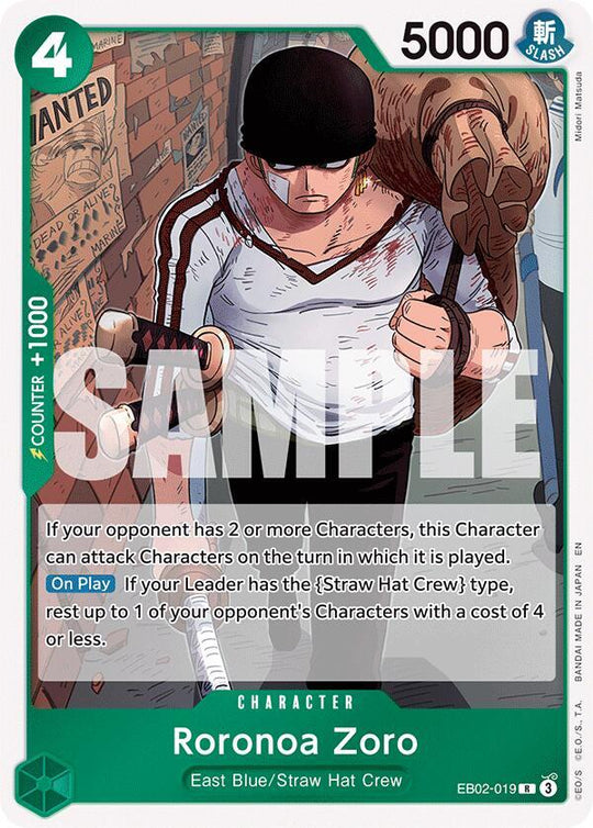 Extra Booster: Anime 25th Collection - Roronoa Zoro (EB-02) EB02-019