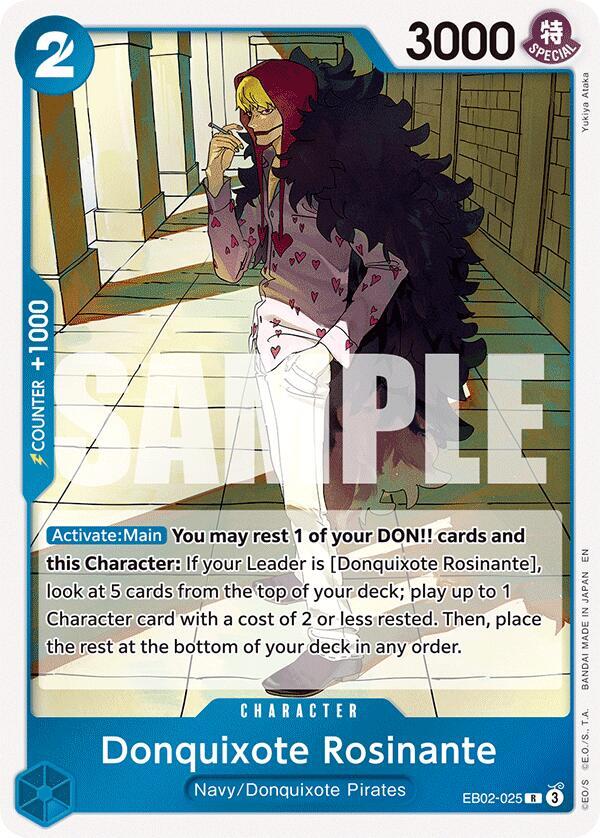 Extra Booster: Anime 25th Collection - Donquixote Rosinante (EB-02) EB02-025
