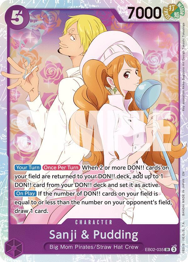 Extra Booster: Anime 25th Collection - Sanji & Pudding (EB-02)