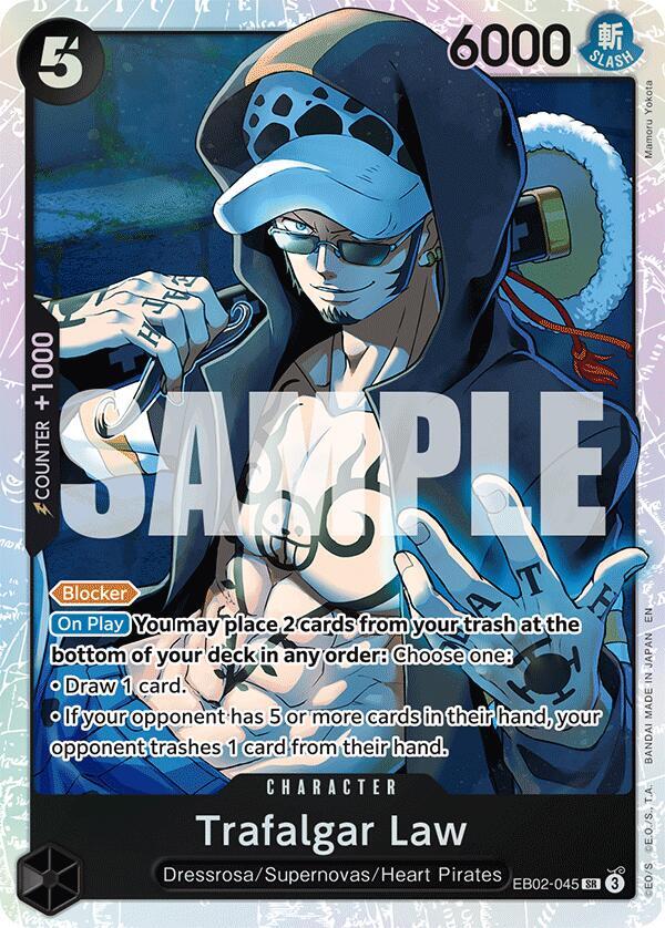 Extra Booster: Anime 25th Collection - Trafalgar Law (EB-02) EB02-045