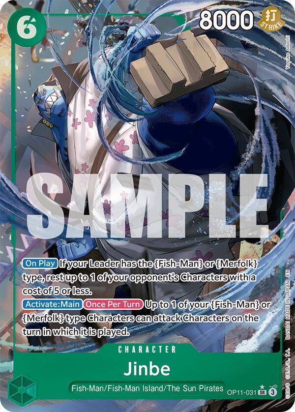 A Fist of Divine Speed - Jinbe (031) (Alternate Art) (OP-11)