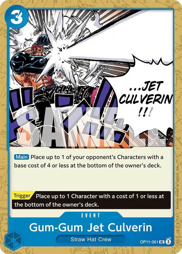 A Fist of Divine Speed - Gum-Gum Jet Culverin (OP-11) OP11-061