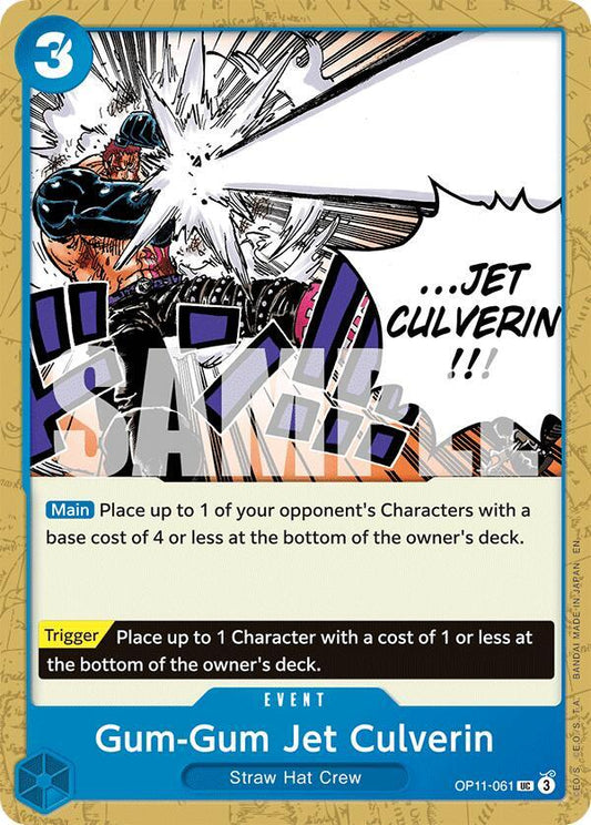 A Fist of Divine Speed - Gum-Gum Jet Culverin (OP-11) OP11-061