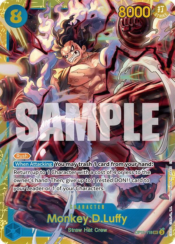 A Fist of Divine Speed - Monkey.D.Luffy (118) (OP-11)