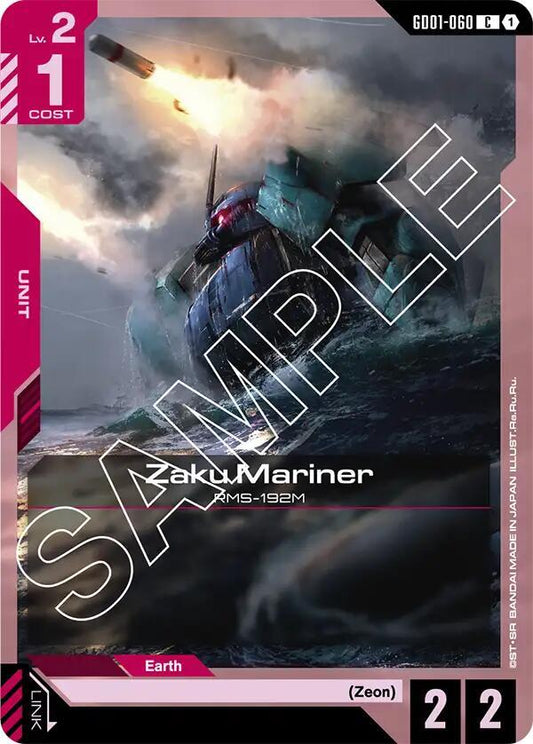 Gundam - Newtype Rising (GD01) - Zaku Mariner