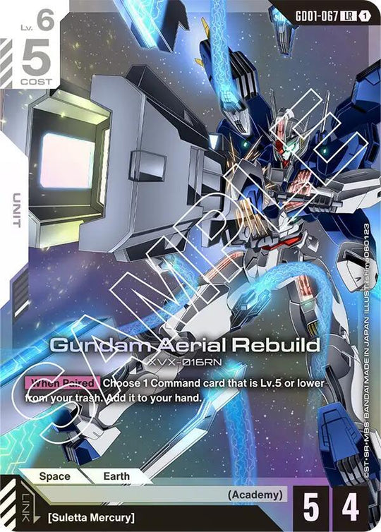 Gundam - Newtype Rising (GD01) - Gundam Aerial Rebuild
