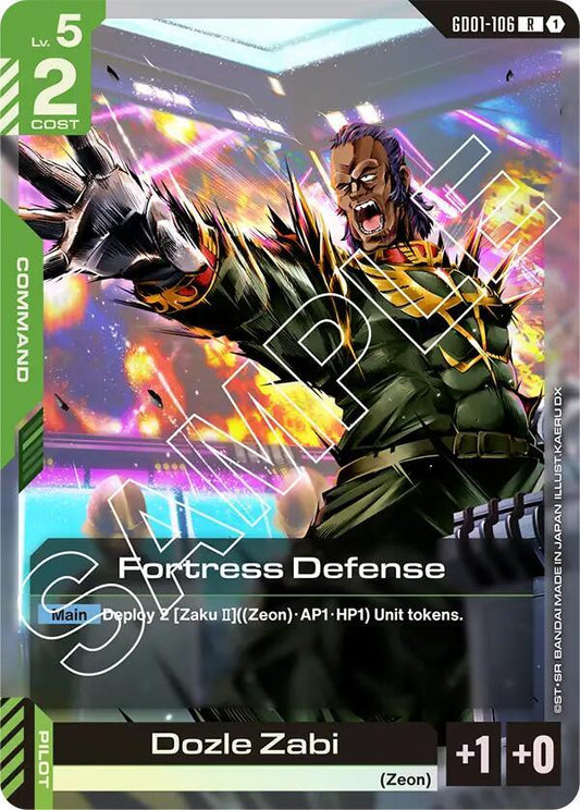 Gundam - Newtype Rising (GD01) - Fortress Defense