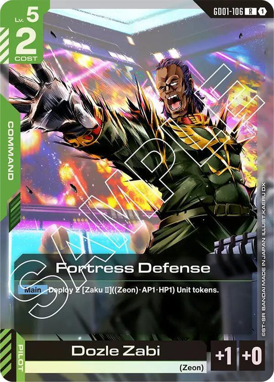 Gundam - Newtype Rising (GD01) - Fortress Defense