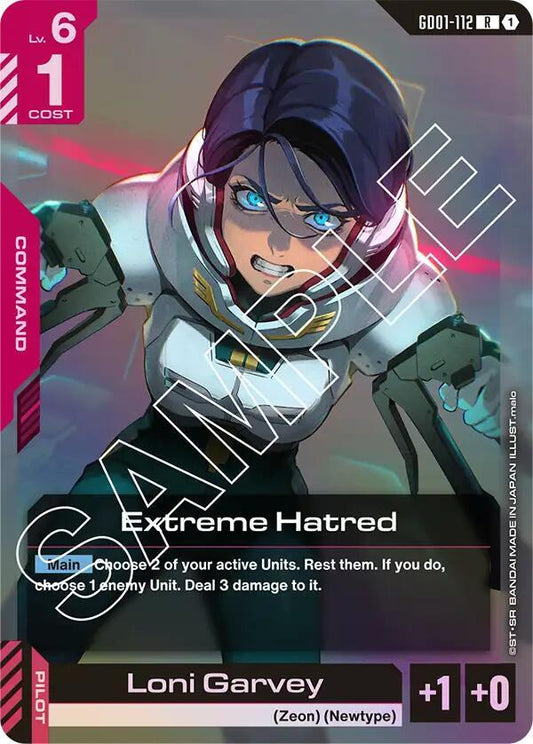 Gundam - Newtype Rising (GD01) - Extreme Hatred