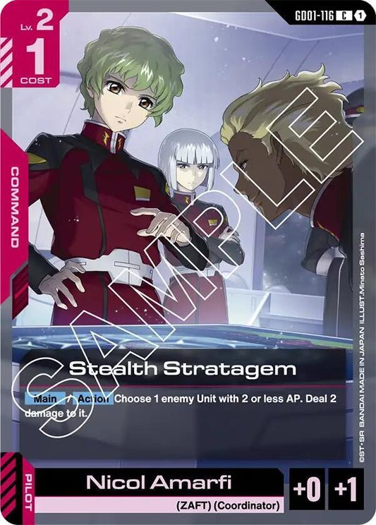Gundam - Newtype Rising (GD01) - Stealth Stratagem