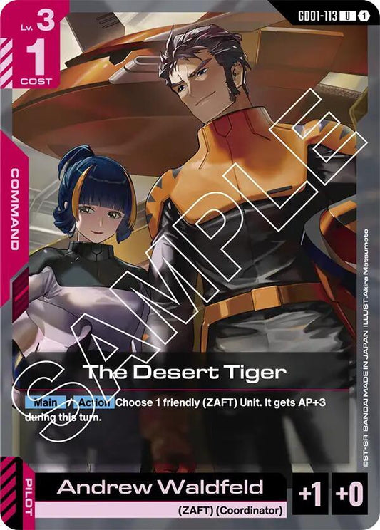 Gundam - Newtype Rising (GD01) - The Desert Tiger