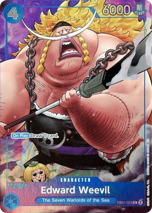 Edward Weevil (Seven Warlords of the Sea Binder Set) - One Piece Promotion Cards