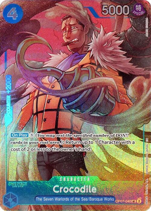 Crocodile (Seven Warlords of the Sea Binder Set) - One Piece Promotion Cards